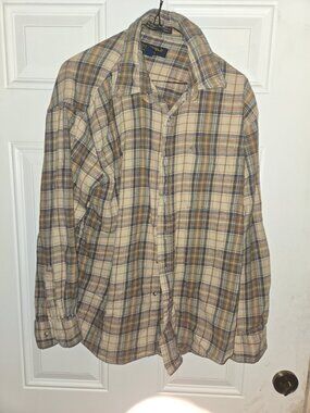 Chesterfield Masterweaves L 16 Long Sleeve Flannel Button Shirt